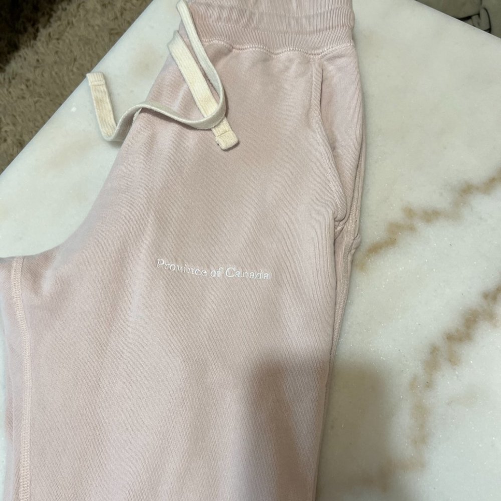 Province of Canada Skinny French Terry Sweatpant Champagne- Unisex - Picture 2 of 4